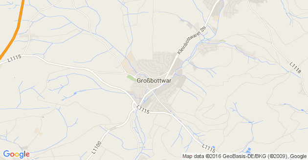 Karte Großbottwar