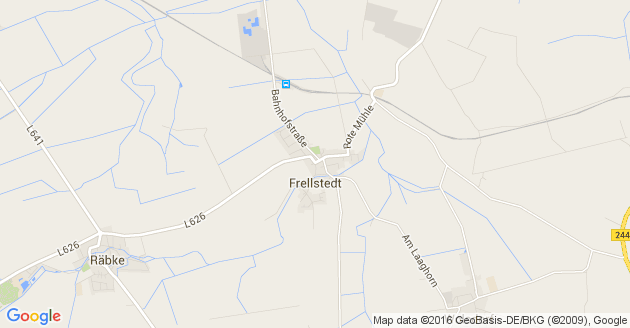 Karte Frellstedt