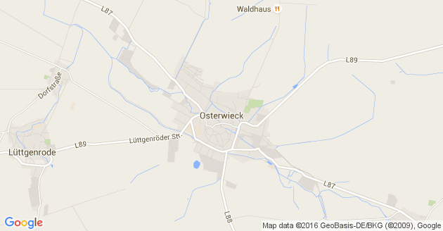 Karte Osterwieck             