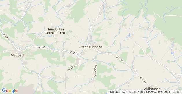 Karte Stadtlauringen