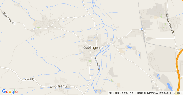 Karte Gablingen