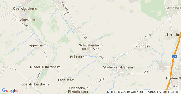 Karte Schwabenheim an der Selz