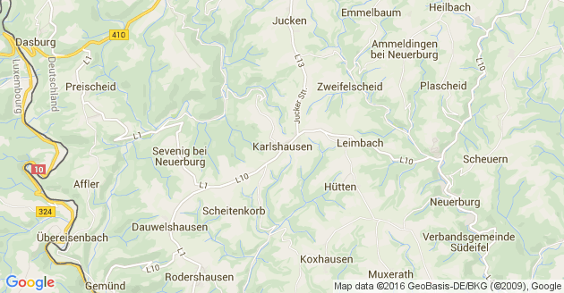 Karte Karlshausen