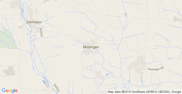 Karte Mödingen
