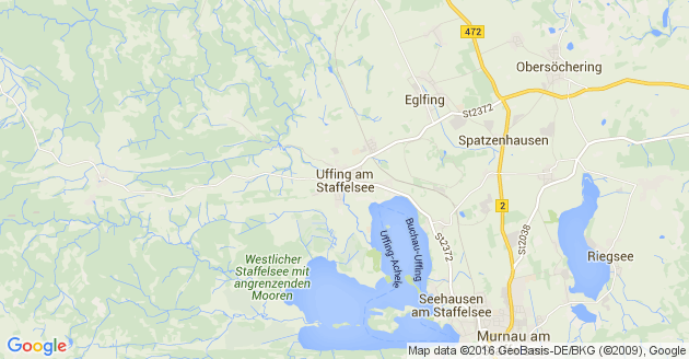 Karte Uffing am Staffelsee