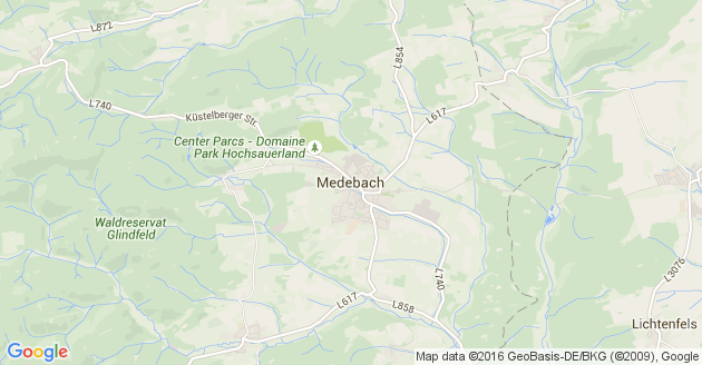 Karte Medebach