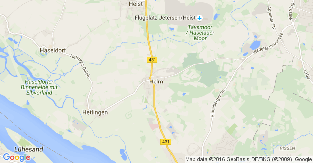 Karte Holm Kreis Pinneberg