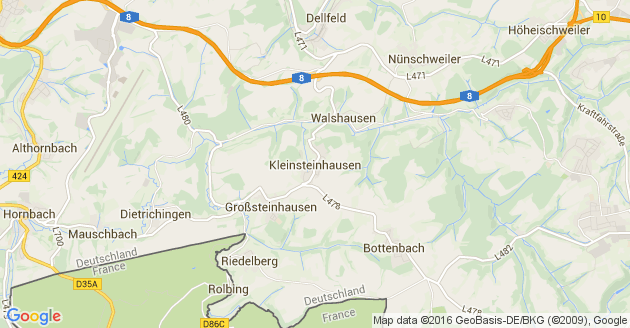 Karte Kleinsteinhausen