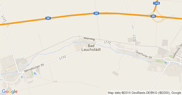 Karte Bad Lauchstädt
