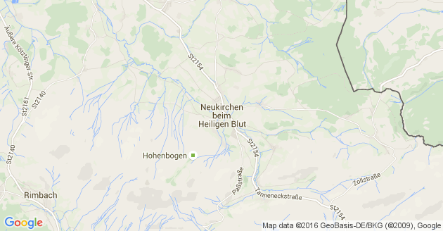 Karte Neukirchen beim Heiligen Blut