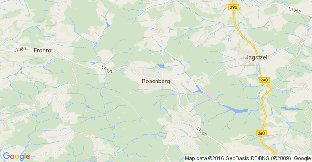 Karte Rosenberg in Württemberg