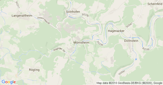 Karte Mörnsheim