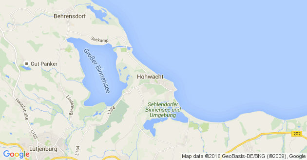 Karte Hohwacht an der Ostsee