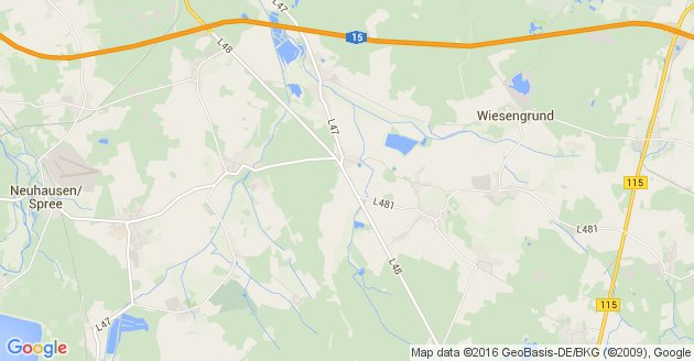 Karte Gablenz in der Oberlausitz