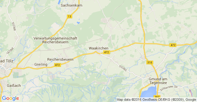 Karte Waakirchen