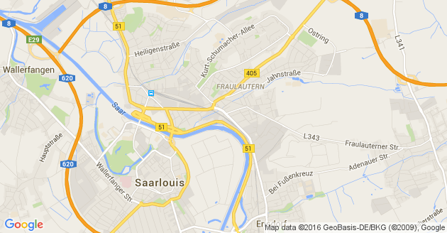 Karte Schwalbach an der Saar