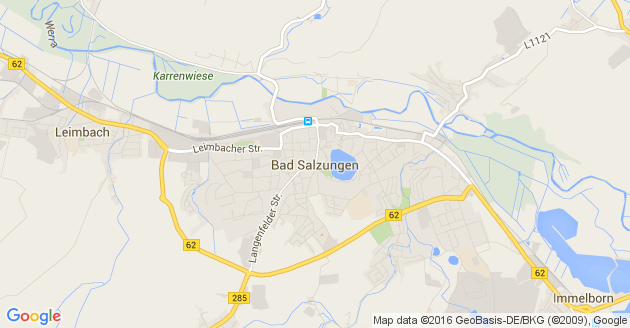 Karte Buttlar Kreis Bad Salzungen