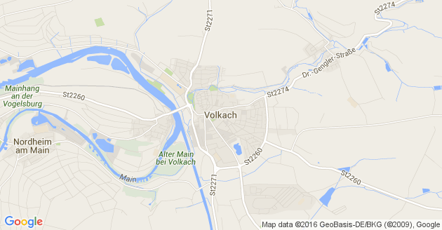 Karte Volkach