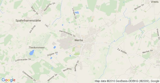 Karte Werlte