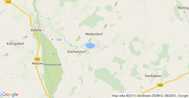 Karte Wedendorfersee