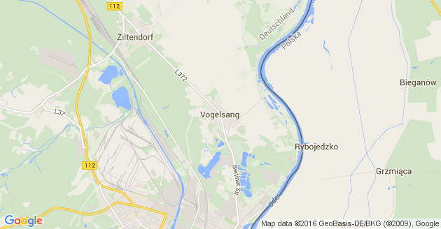 Karte Vogelsang an der Oder