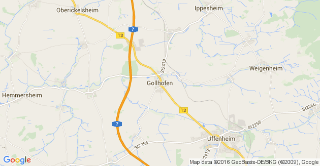 Karte Gollhofen
