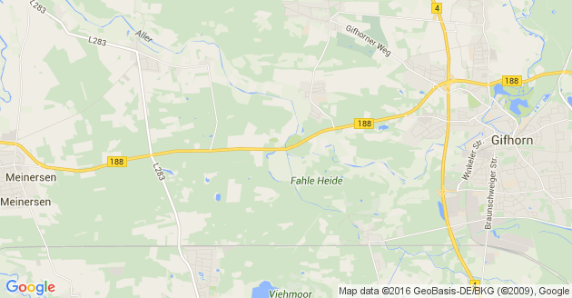 Karte Müden an der Aller