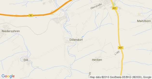 Karte Dillendorf