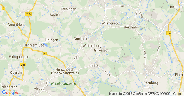 Karte Weltersburg