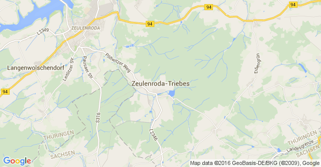 Karte Zeulenroda Triebes