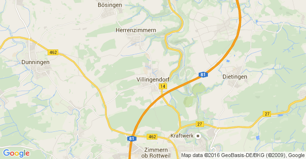Karte Villingendorf