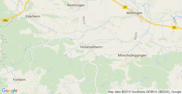 Karte Hohenaltheim