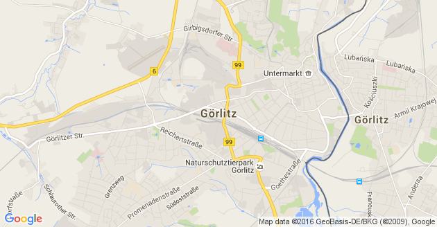 Karte Görlitz