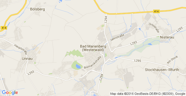 Karte Bad Marienberg im Westerwald