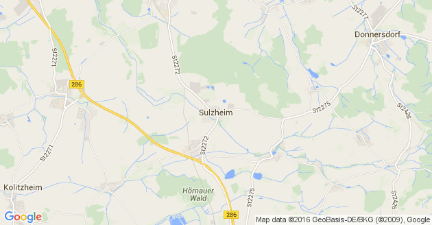 Karte Sulzheim in Unterfranken