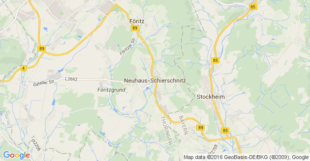 Karte Neuhaus Schierschnitz