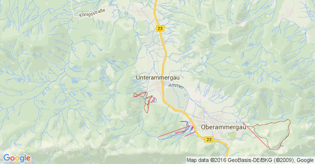 Karte Unterammergau