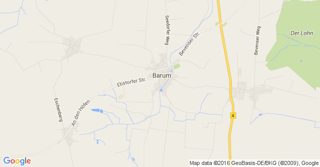 Karte Barum bei Bad Bevensen