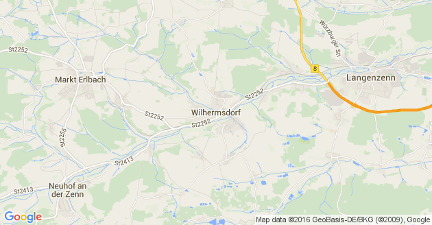 Karte Wilhermsdorf