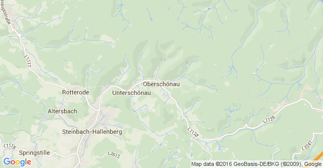 Karte Oberschönau Kurort