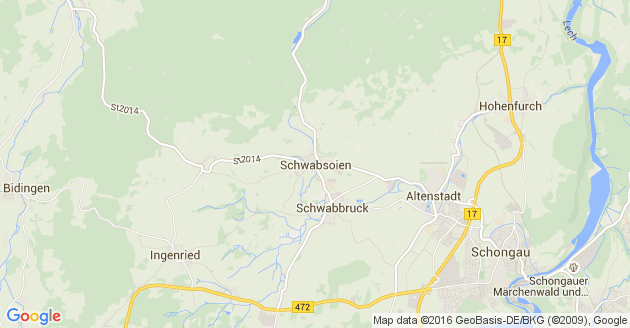 Karte Schwabsoien