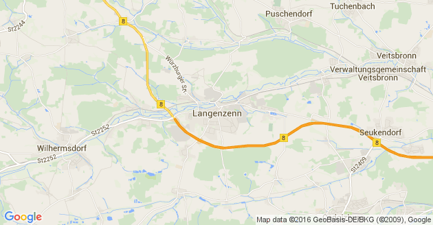 Karte Langenzenn