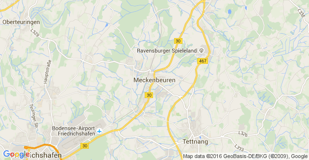 Karte Meckenbeuren