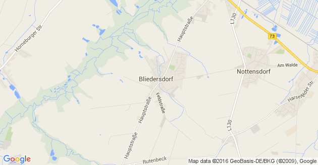 Karte Bliedersdorf