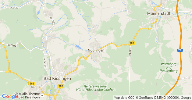 Karte Nüdlingen
