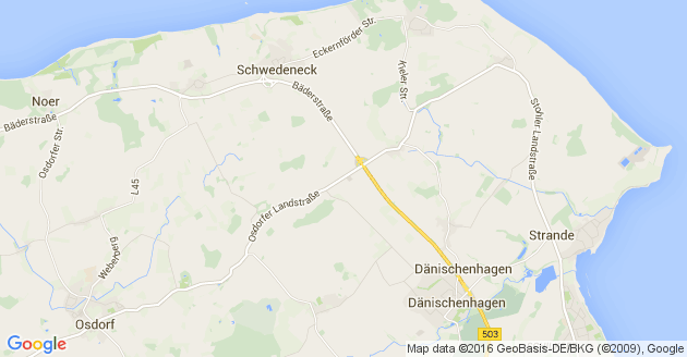 Karte Osdorf bei Kiel
