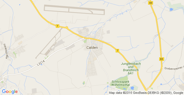 Karte Calden                 