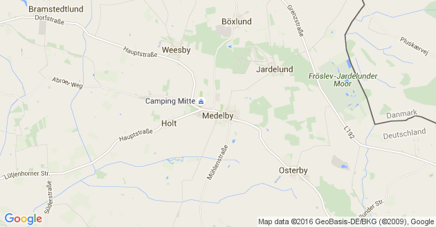 Karte Holt bei Medelby