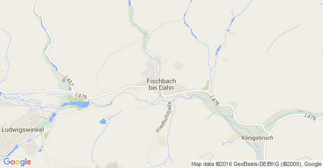 Karte Fischbach bei Dahn