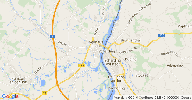 Karte Neuhaus am Inn